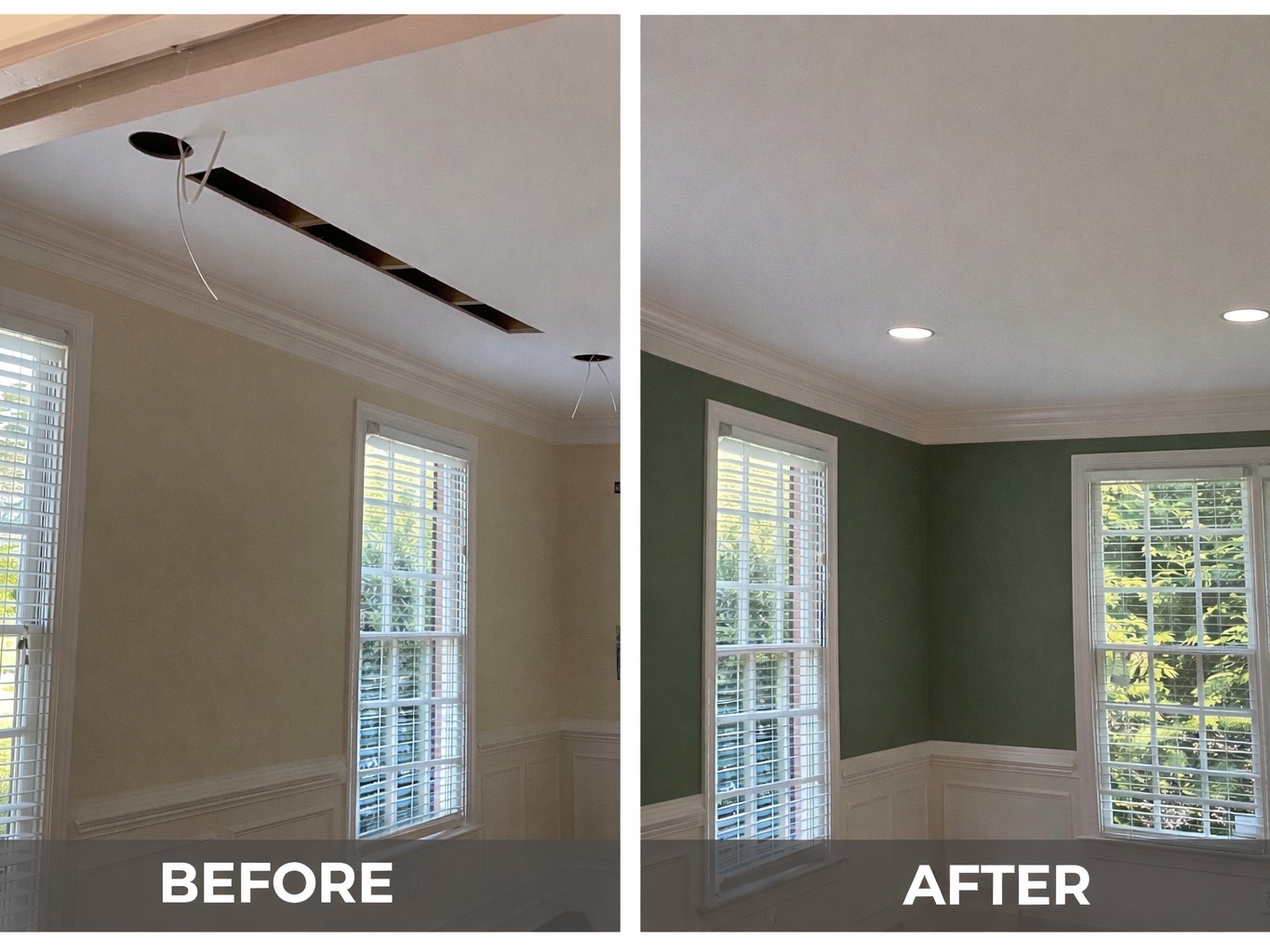 Interior drywall repair